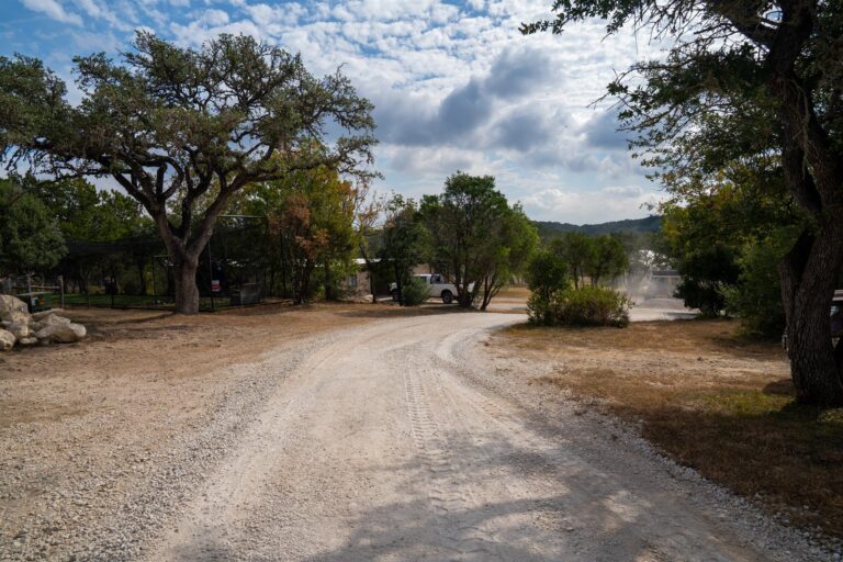 Graded caliche driveway and site prep by Rafferty Paving