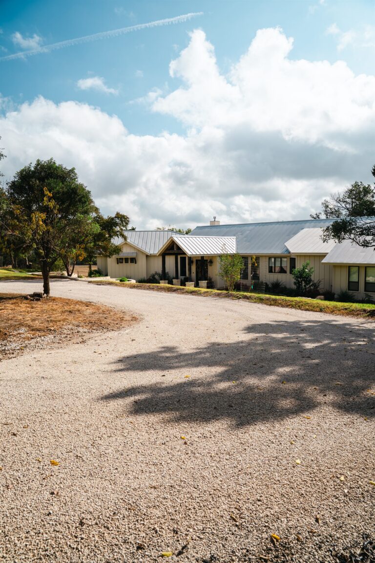 Graded caliche driveway and site prep by Rafferty Paving